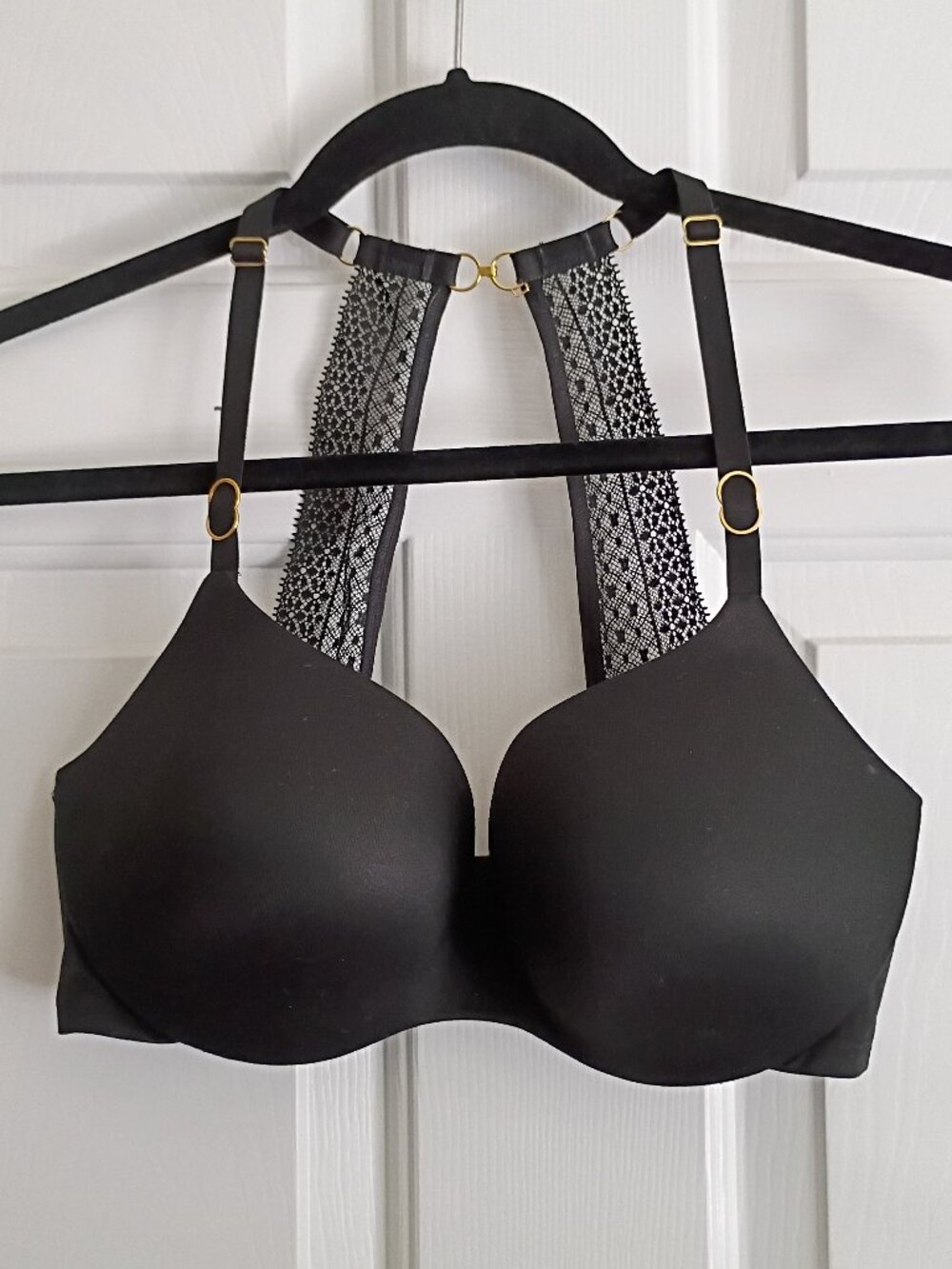 Victoria's Secret INCREDIBLE Demi Bra Push Up Black Size 34D